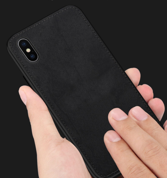 Magnetic Fabric Silicone Phone Case