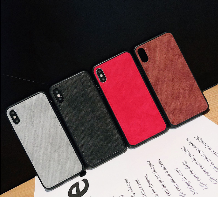 Magnetic Fabric Silicone Phone Case